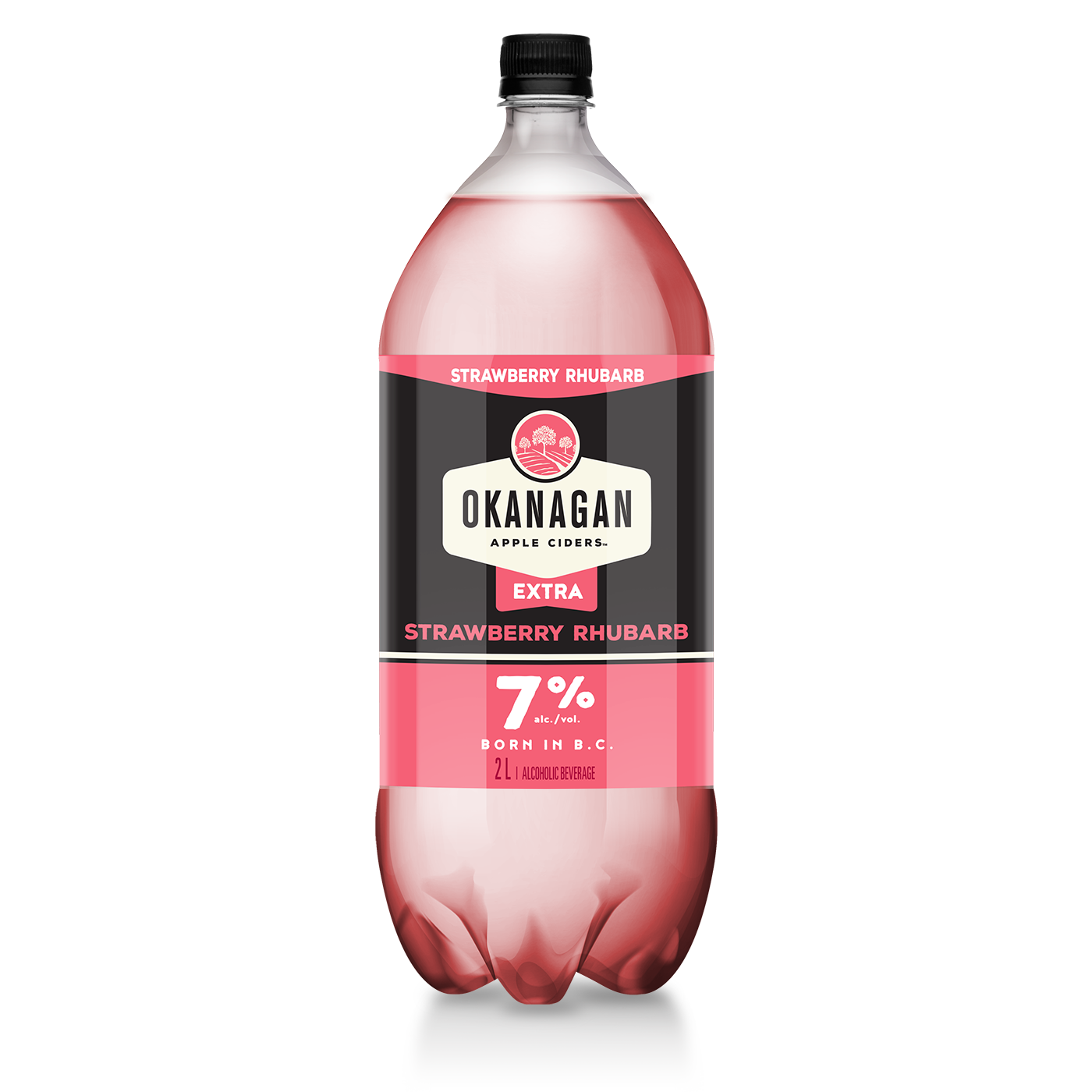 Okanagan Extra Strawberry Rhubarb 2L