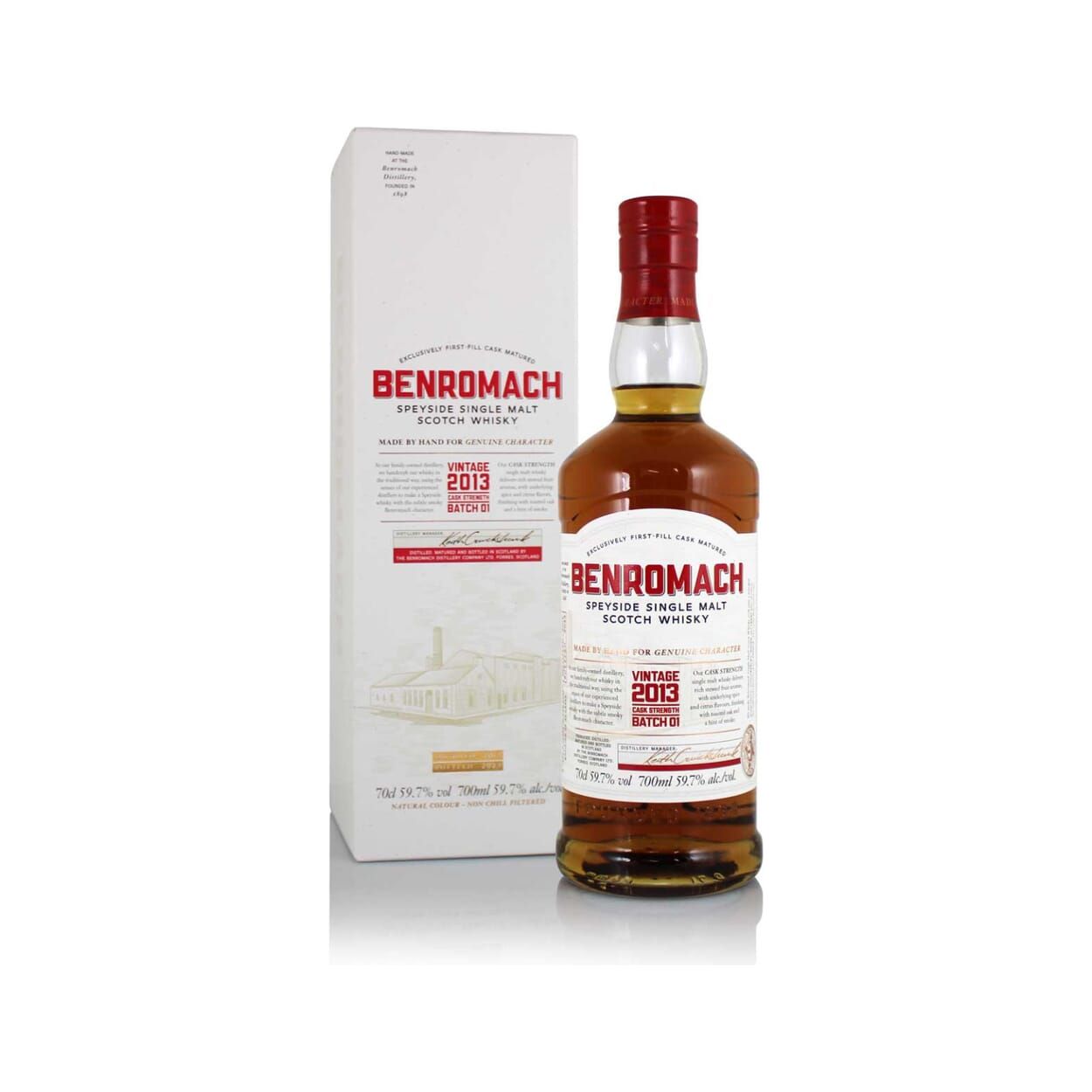 Benromach Cask Strength Vintage 2013 Batch 1 59.7% ABV 700ml