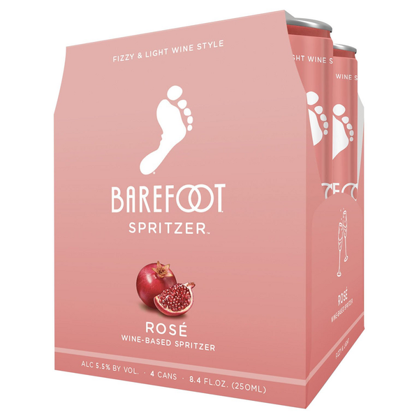 Barefoot Rose Spritzer 4 Cans