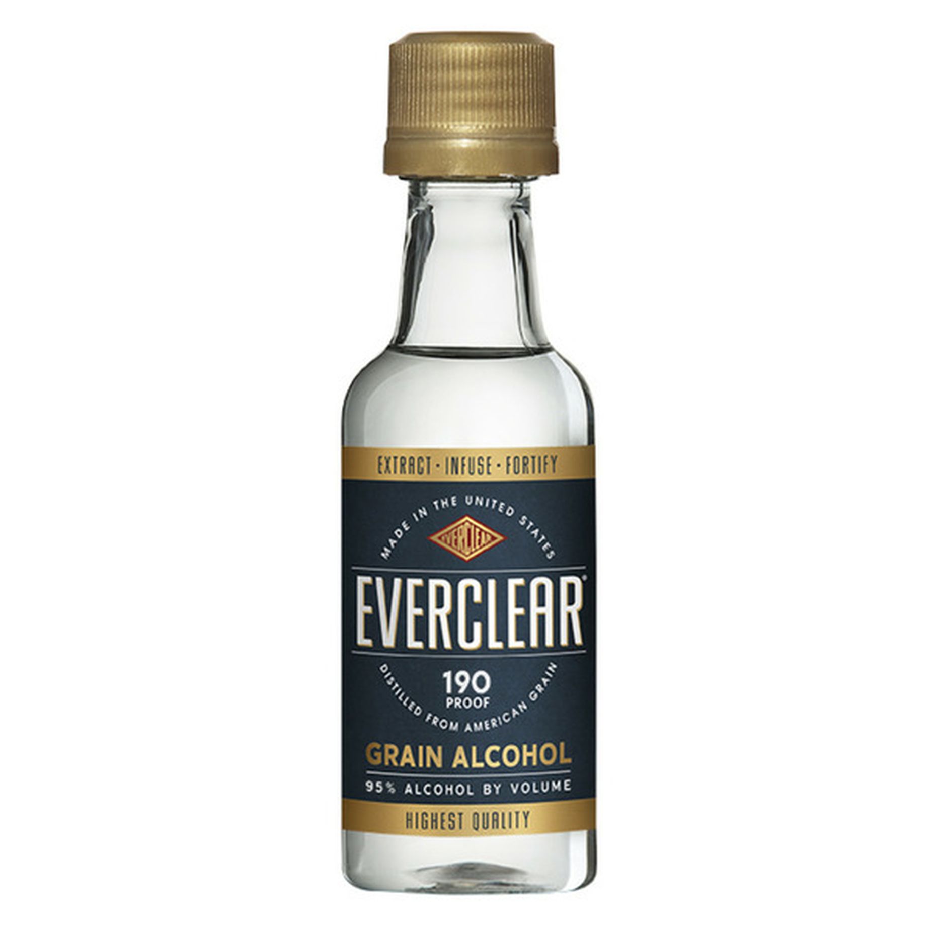 Everclear 190 Proof Grain Alcohol 50ml