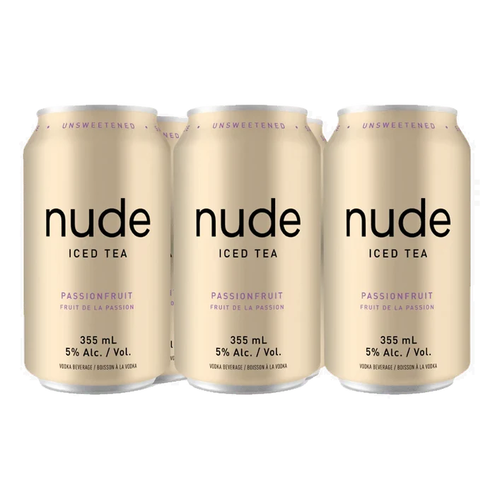 Nude Iced Tea Passionfruit 6 Cans