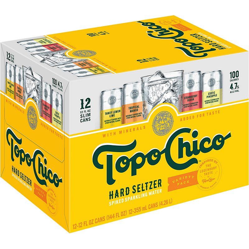 Topo Chico Variety Pack 12 Cans BSW Liquor