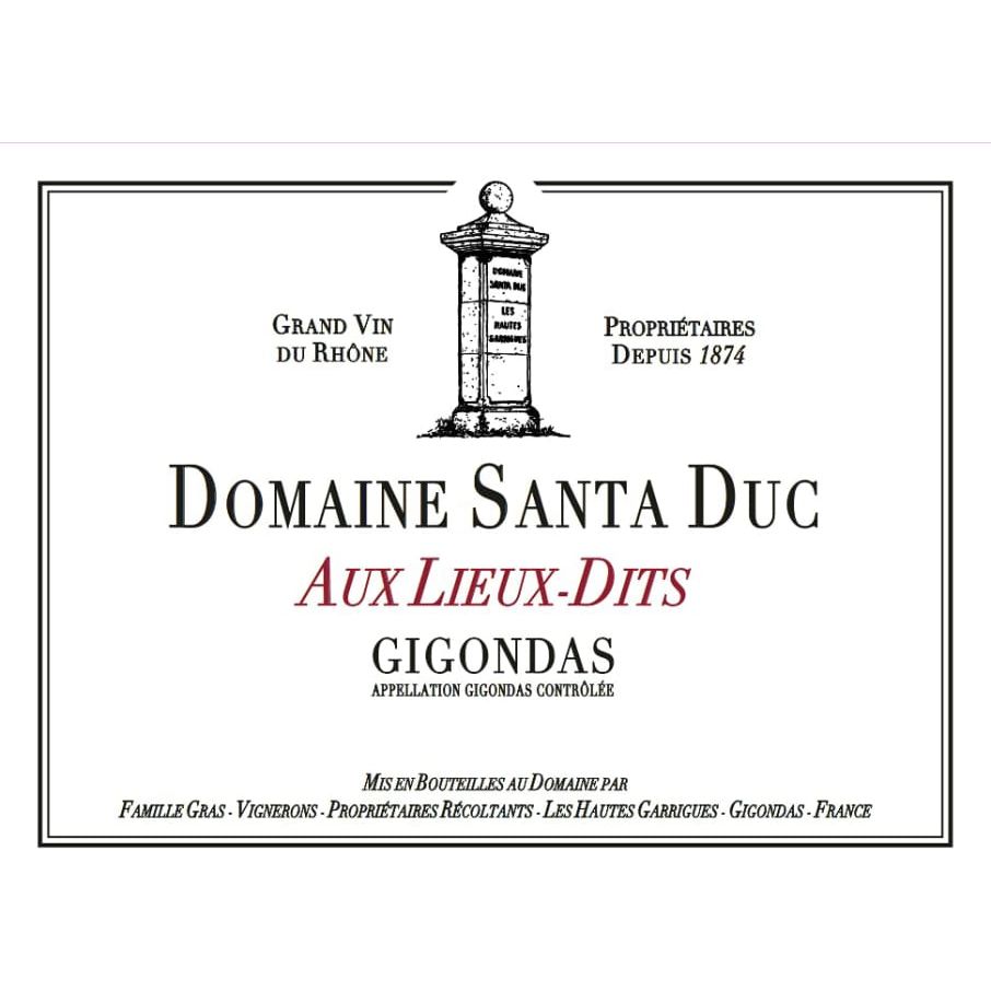 Domaine Santa Duc Gigondas Aux Lieux-Dits 2019 750ml