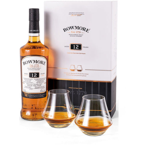 Bowmore 12 Year Old Gift Pack