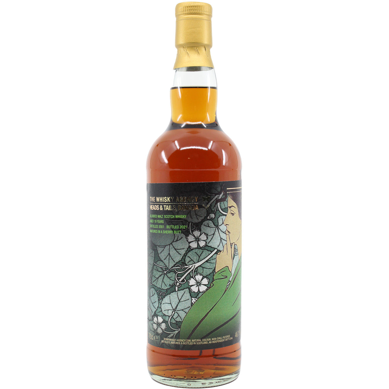 The Whisky Agency Blended Malt 2001 19 Year Old 46.1% ABV
