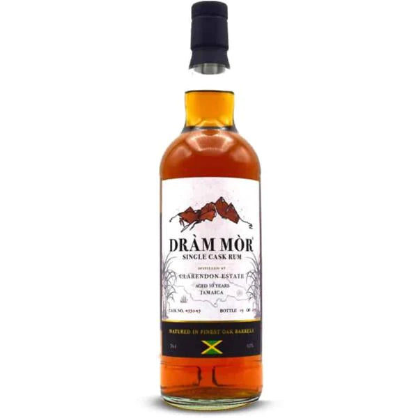 Dram Mor Single Cask Rum Clarendon Estate Aged 10 Year Old Rum