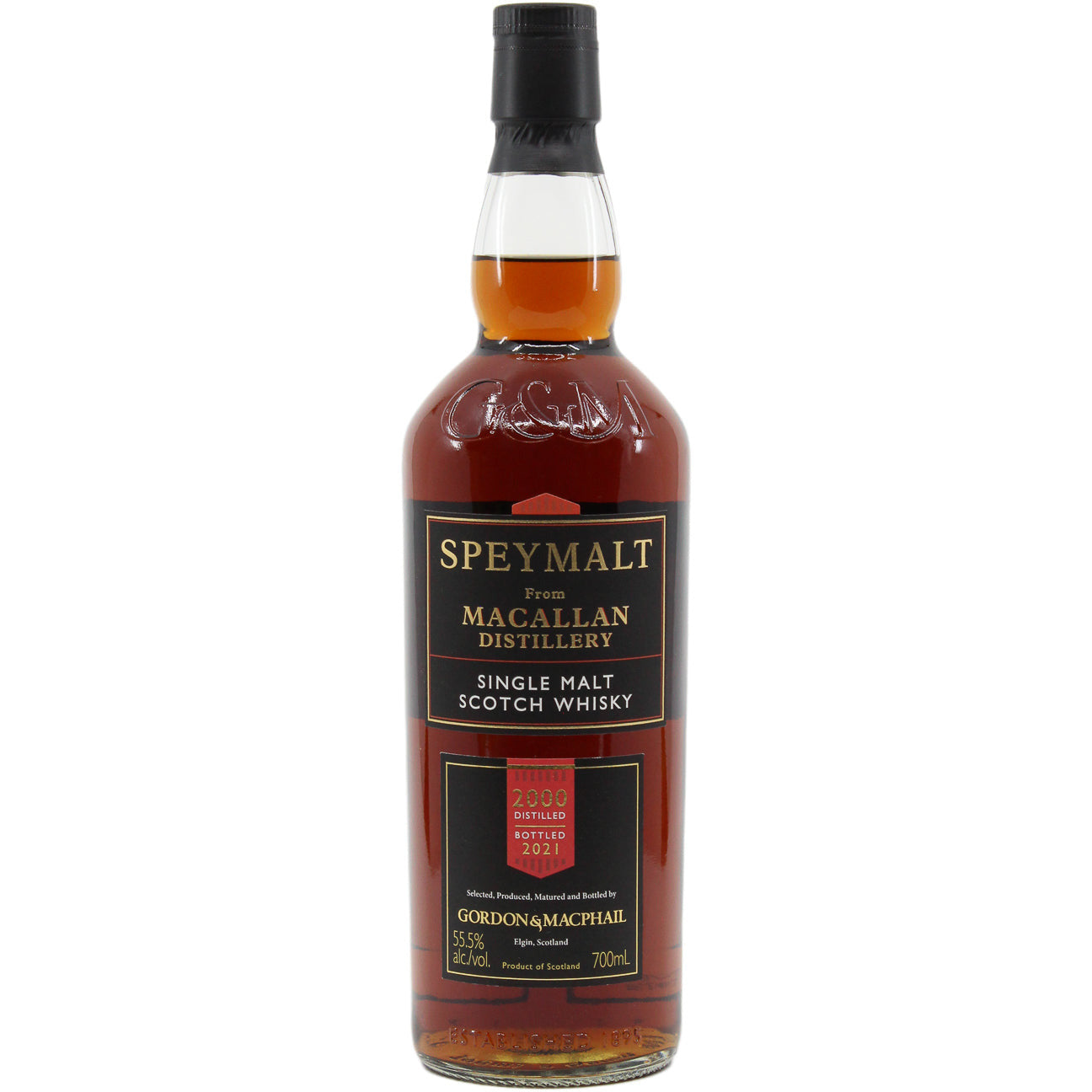 Gordon & MacPhail Speymalt Macallan 2000 21 Year Old #1763 55.5% ABV
