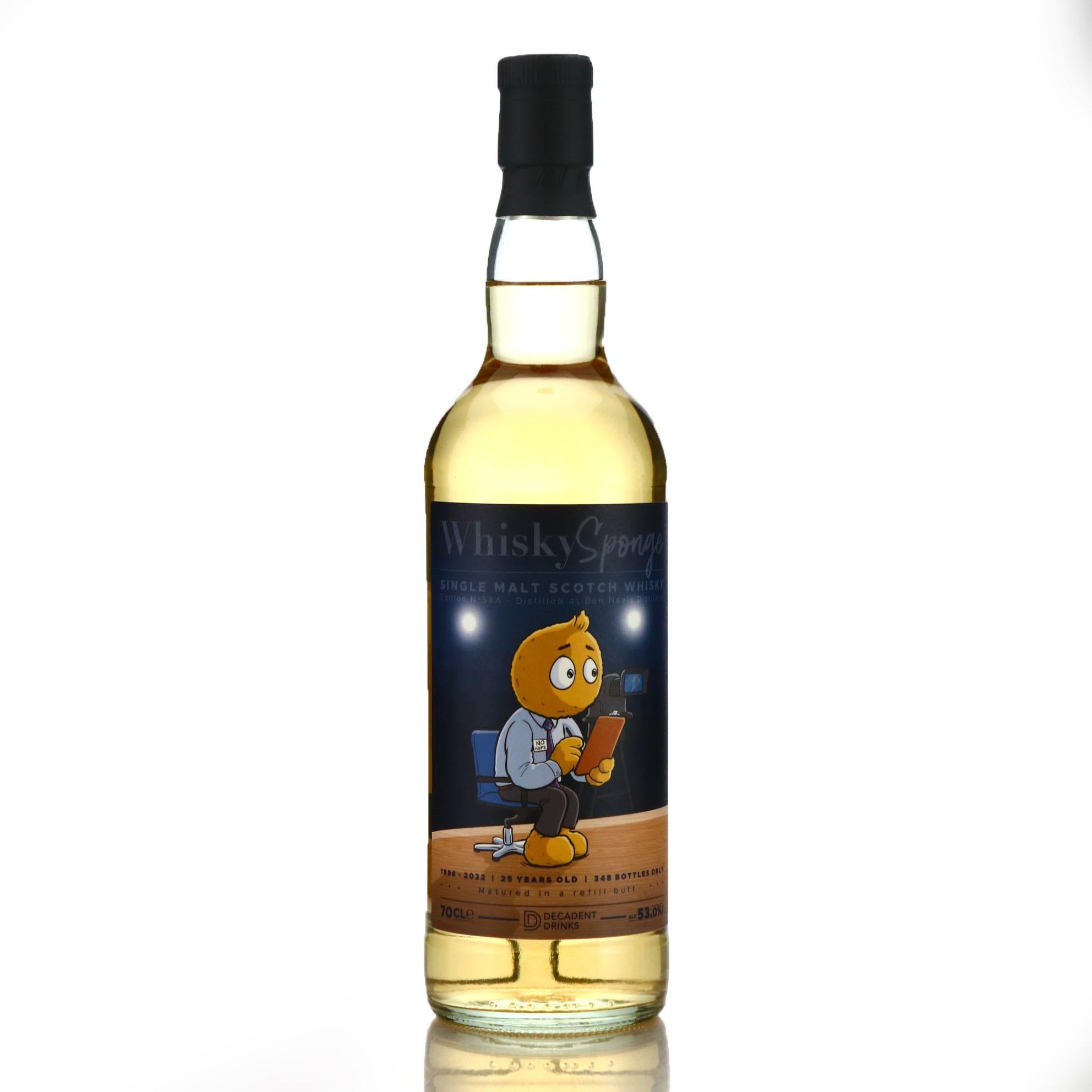 Whisky Sponge Edition No.58A Ben Nevis 1996 25 Year Old Edition 53% ABV