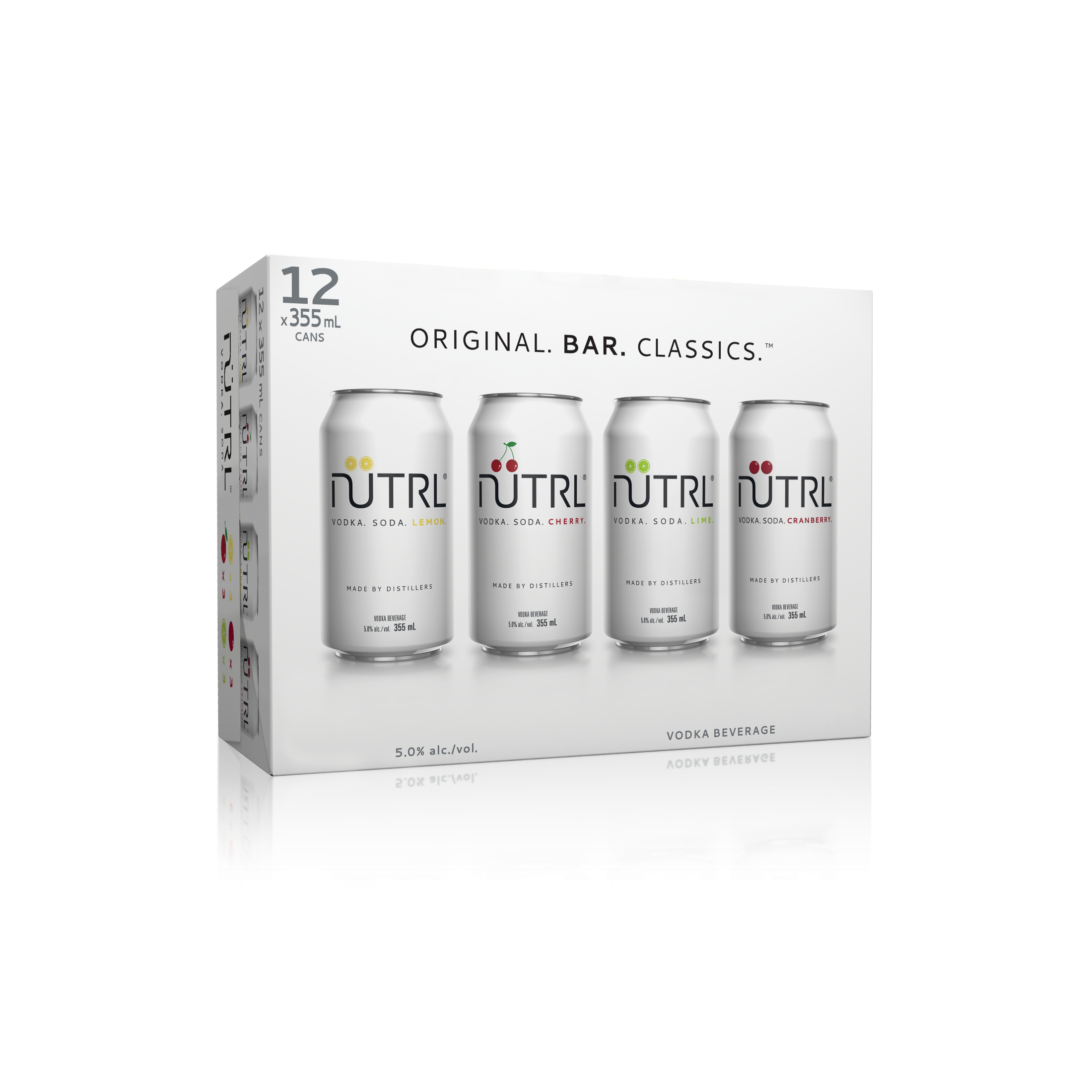 Nutrl Bar Classics Variety Pack 12 Cans