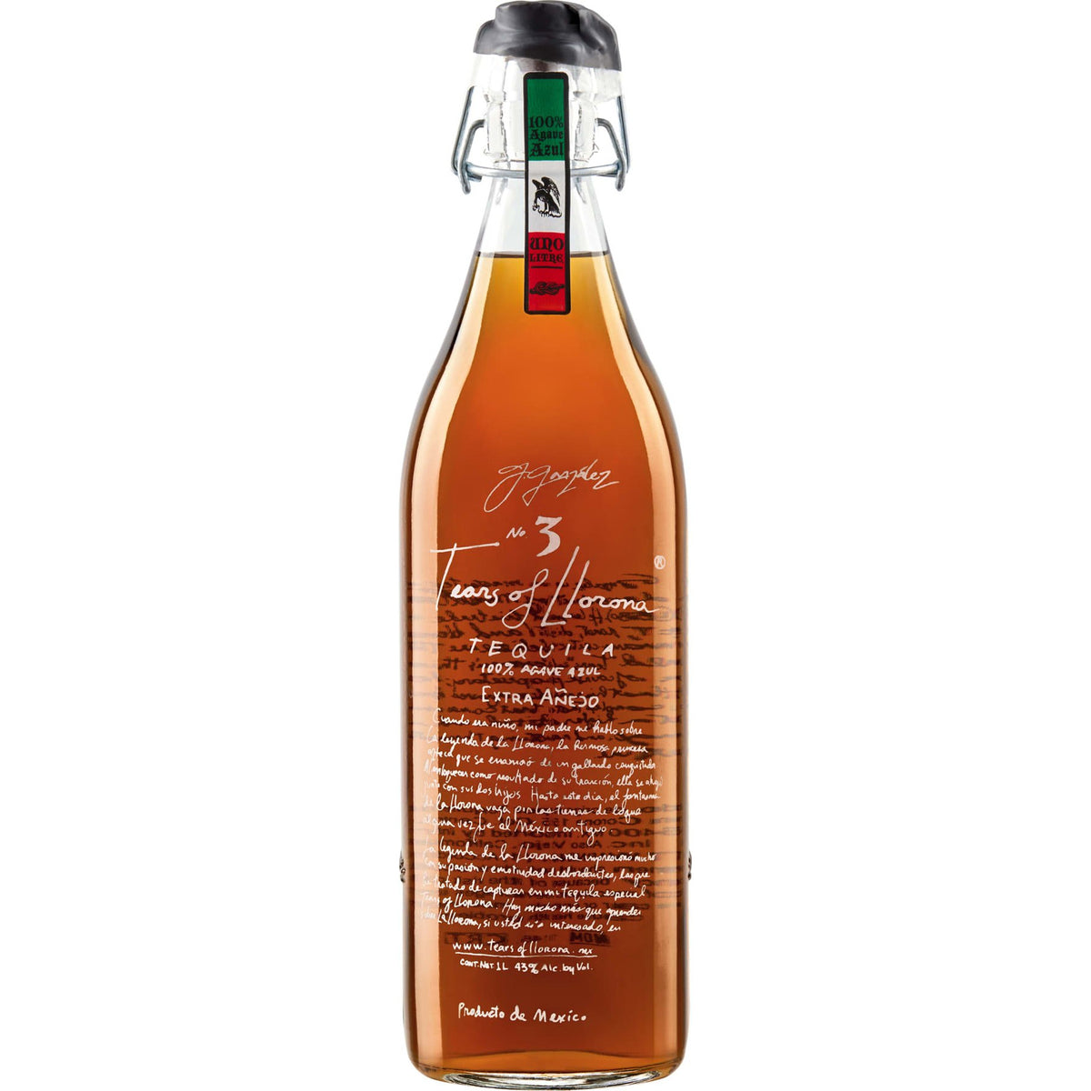 Tears of Llorona Extra Anejo Tequila 1L