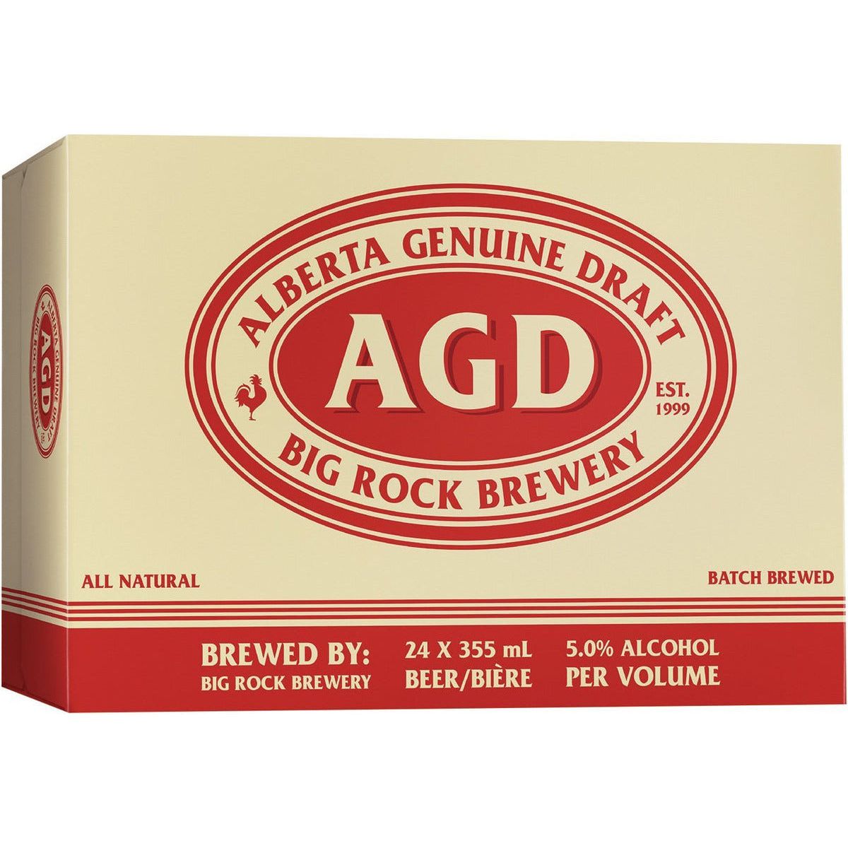 AGD Alberta Genuine Draft 24 Cans