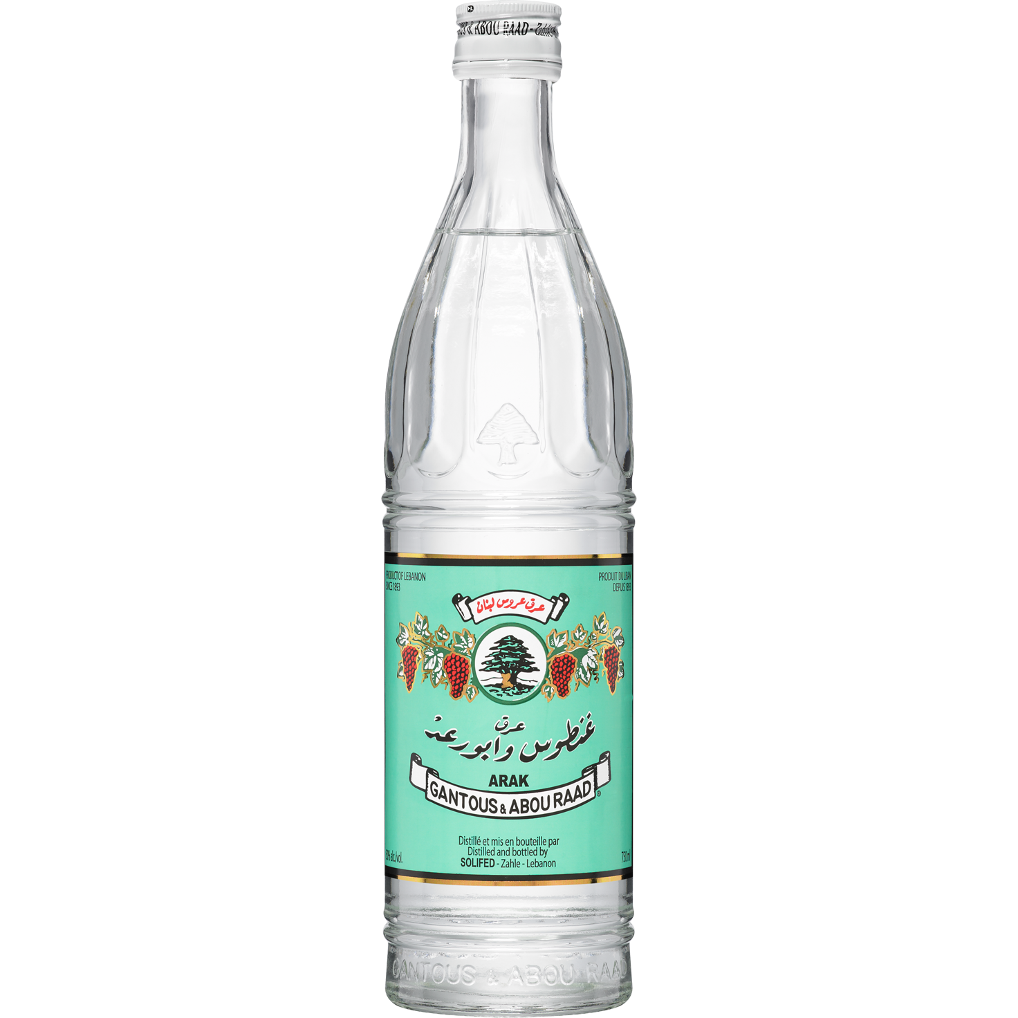 Arak Gantous & Abou Raad Anise Liqueur 750ml