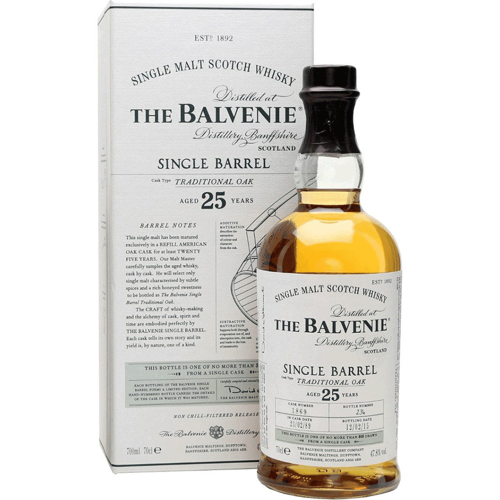 Balvenie 25 Year Old Single Barrel 700ml