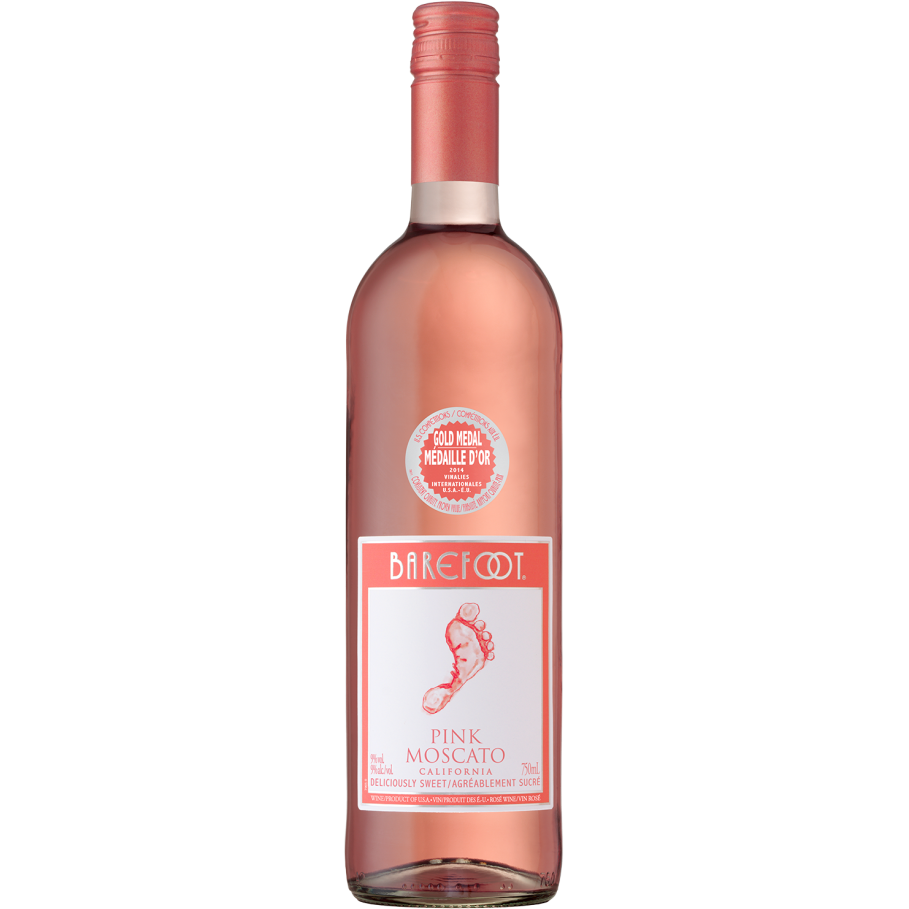 Barefoot Pink Moscato 750ml