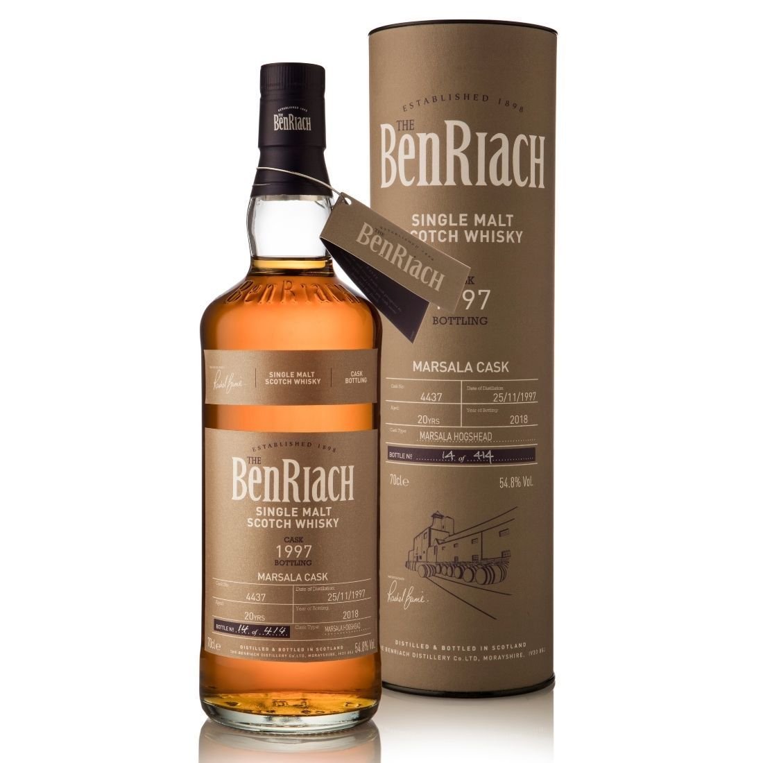 ベンリアック 15年 1997 ベンリアック 15年 1997（Benriach Batch 15 1997 Cask 4437 20