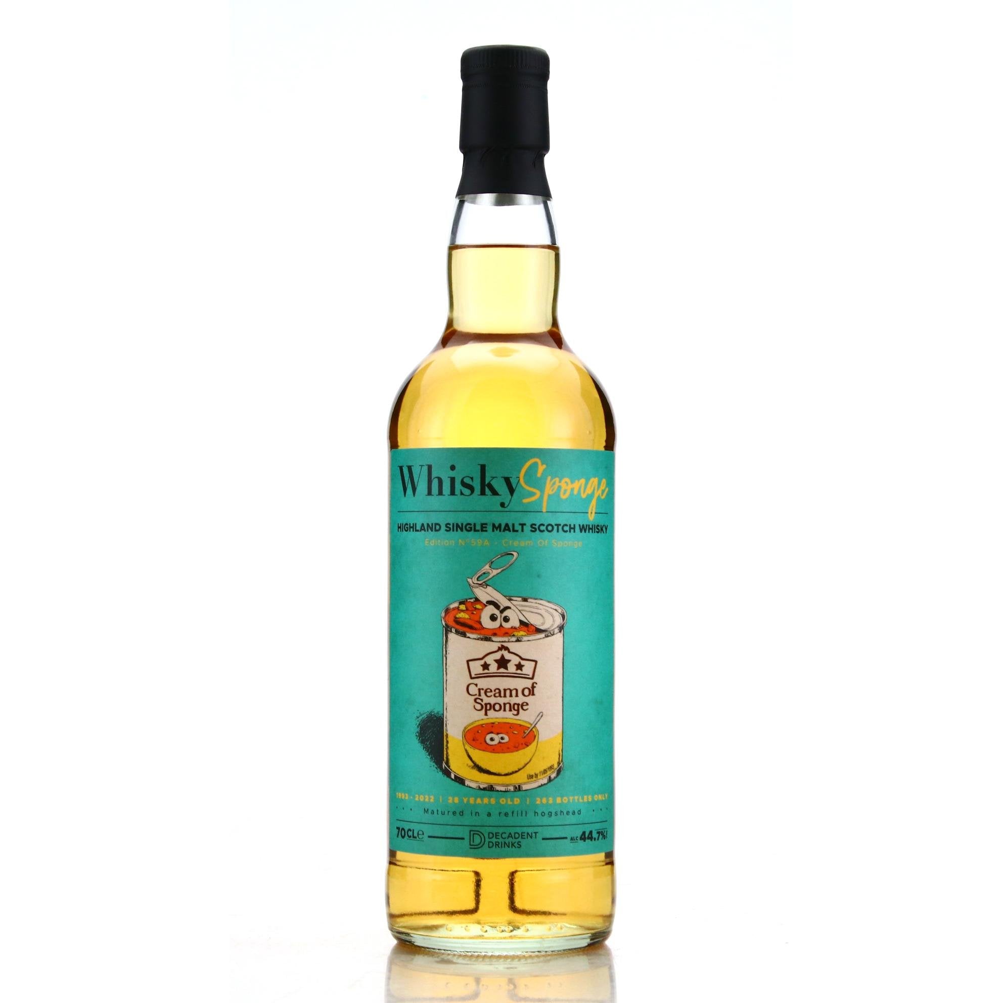 Whisky Sponge Edition No.59A Cream of Sponge 1993 44.7% ABV