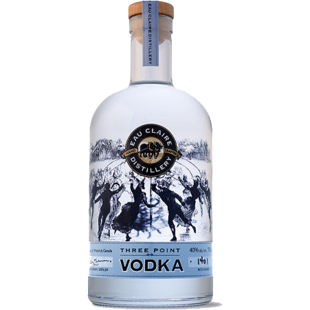 Eau Claire Distillery Three Point Vodka