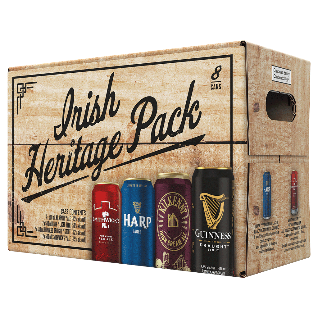 Guinness Irish Beer Discovery Pack 8 Tall Cans