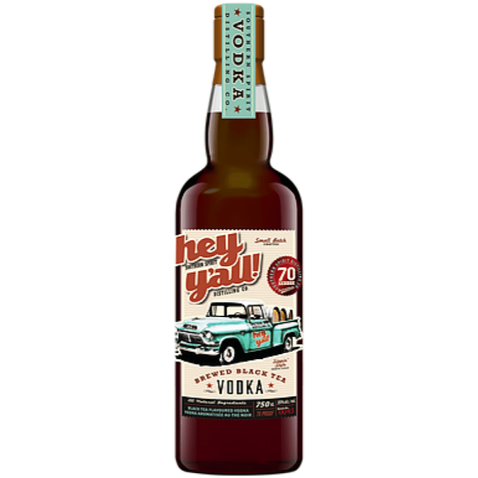 Hey Y'All Brewed Black Tea Vodka