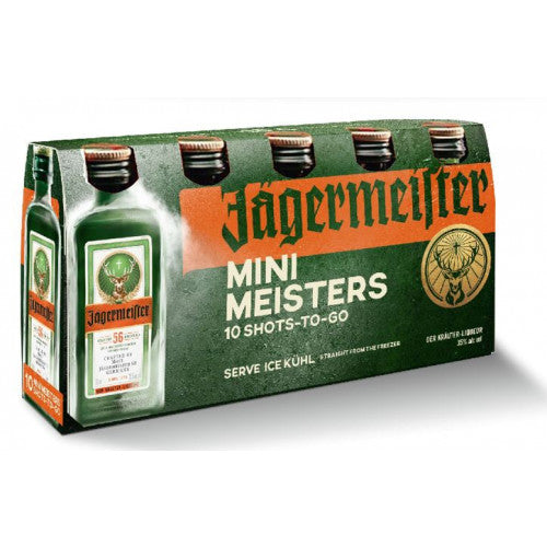 Jagermeister Mini Meister Herbal Liqueur 10 x 20ml