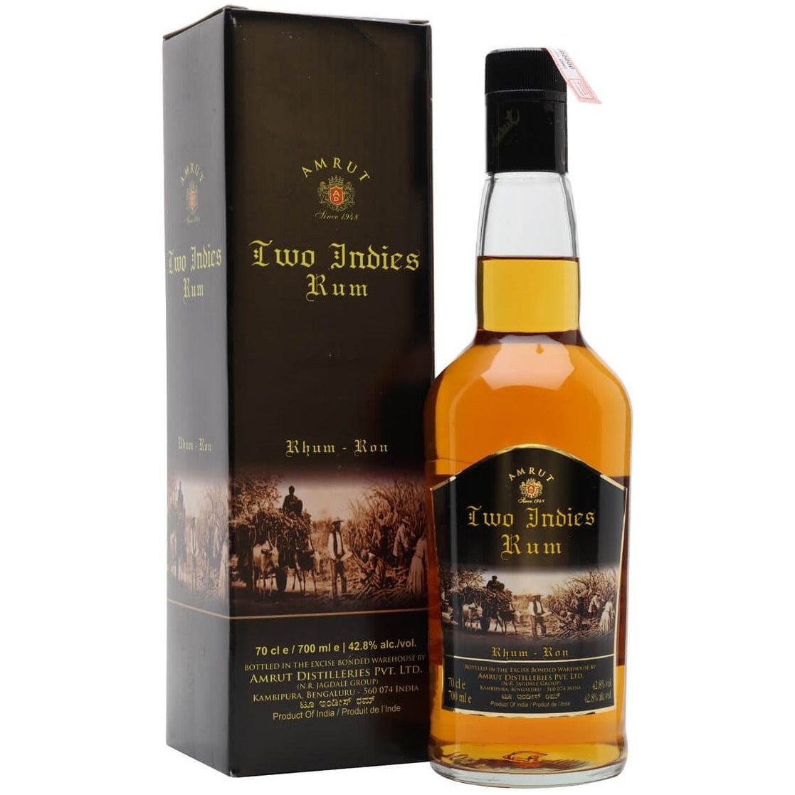 Amrut Two Indies Rum 700ml