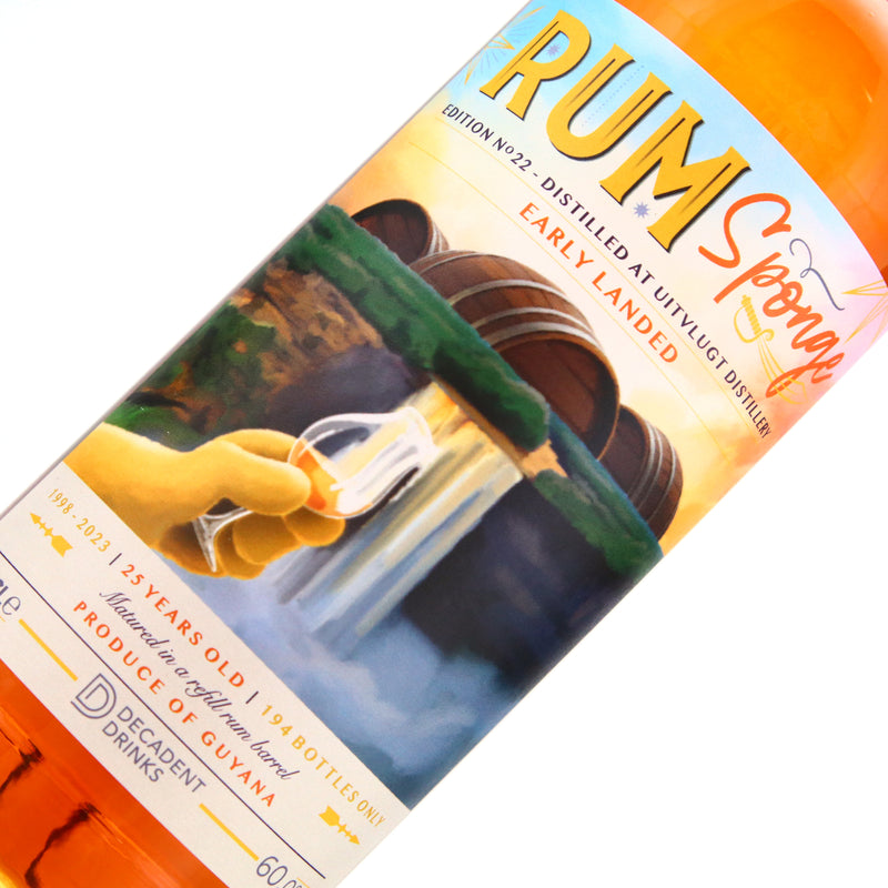 Rum Sponge Edition No.22 Uitvlugt Rum 1998 25 Year Old 700ml