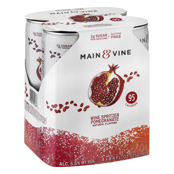 Main & Vine Pomegranate Spritzer 4 Cans