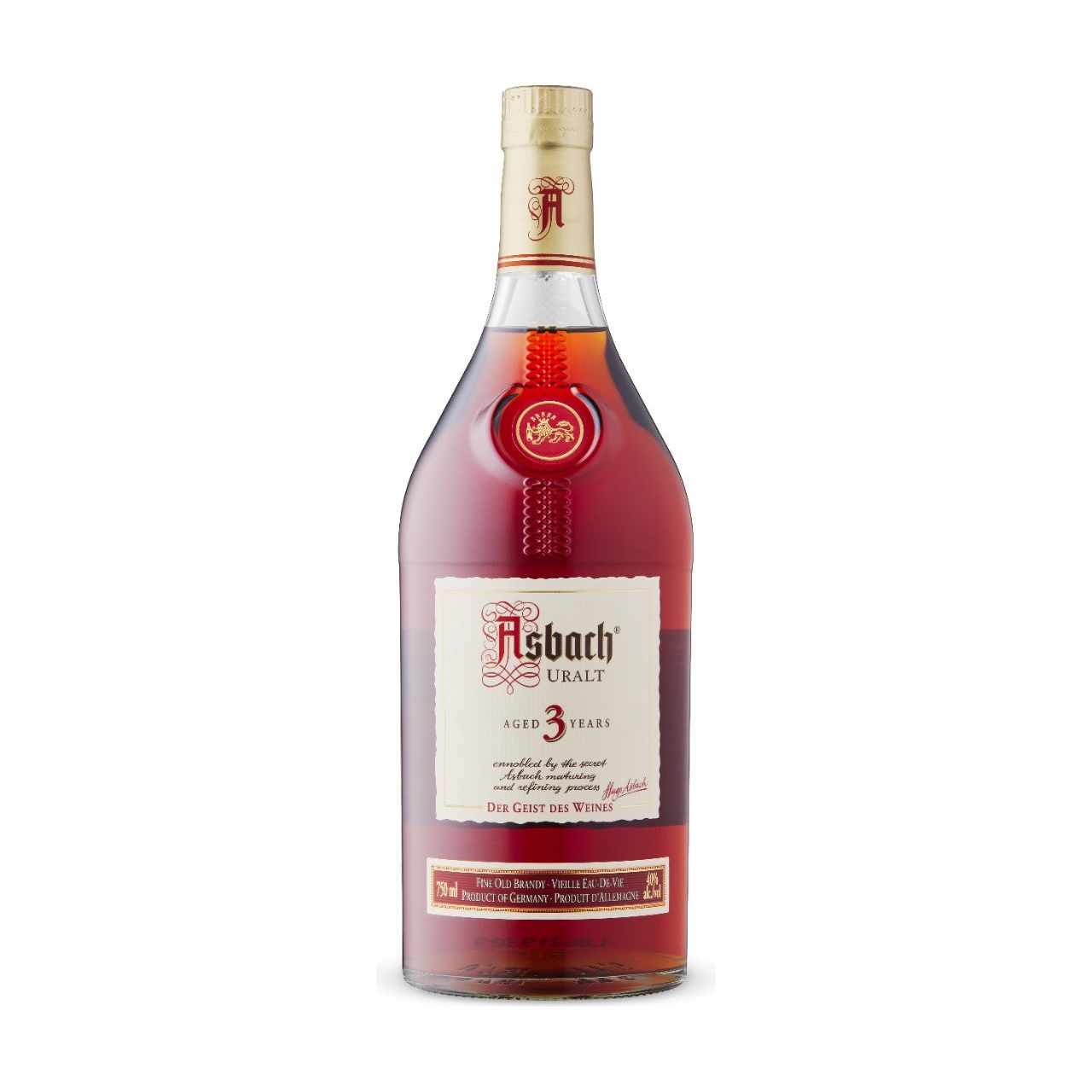 Asbach & Co Uralt Brandy 40% 750ml