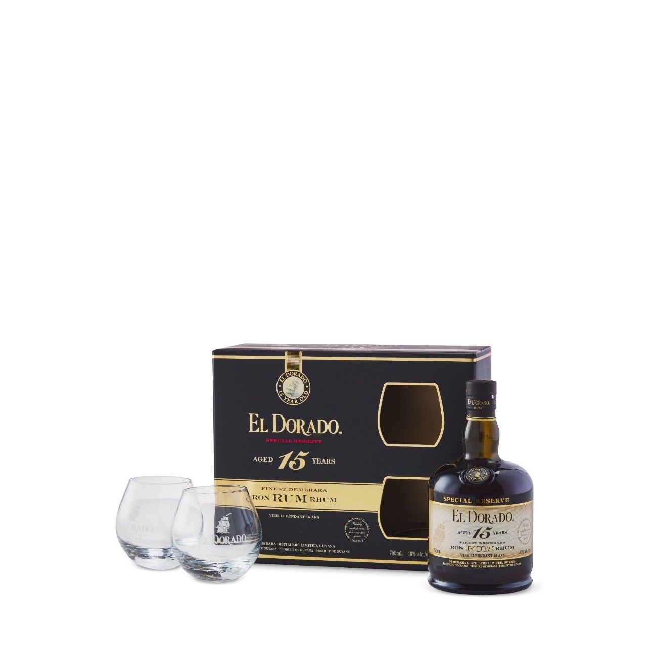 El Dorado 15 Year Old Rum Gift Pack