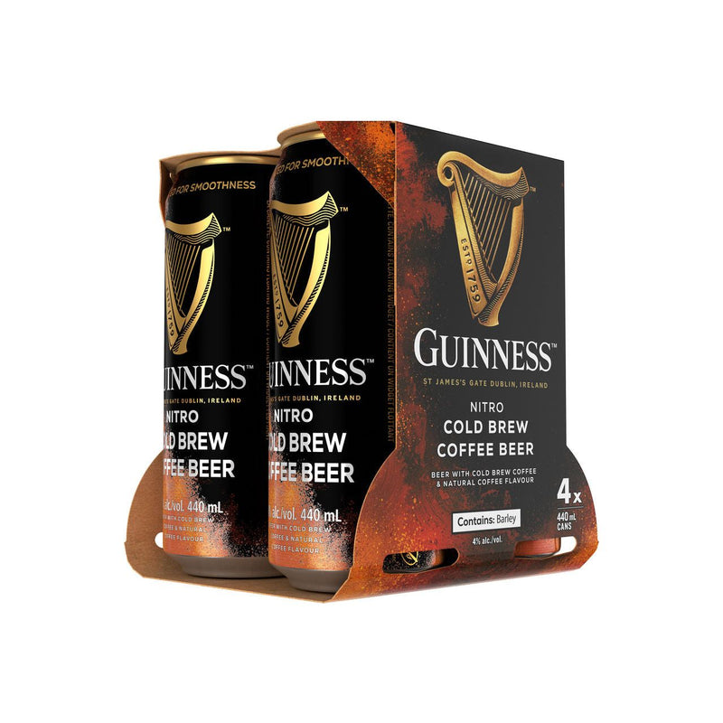 Guinness Nitro Cold Brew Coffee Beer 4x440ml Cans