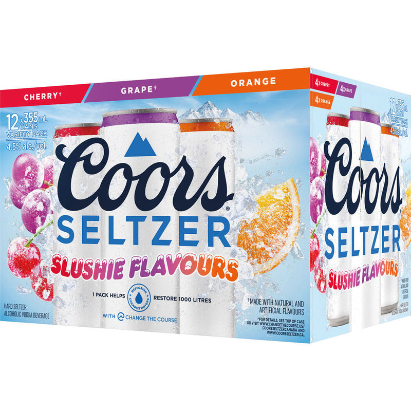Coors Seltzer Slushie Variety Pack 12 Cans
