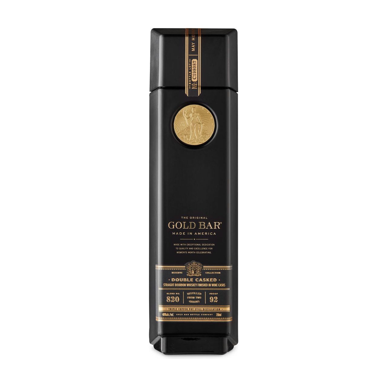 Gold Bar Black Double Cask Bourbon 750ml