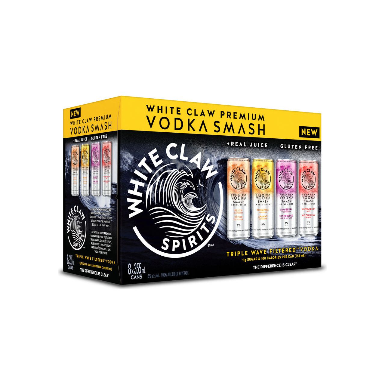 White Claw Vodka Smash Mix 8pk Cans