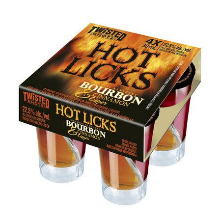 Twisted Shotz Hot Licks 4 x 30ml