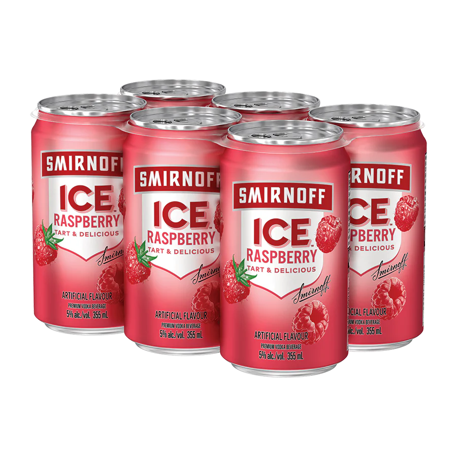 Smirnoff Ice Raspberry 6 Cans