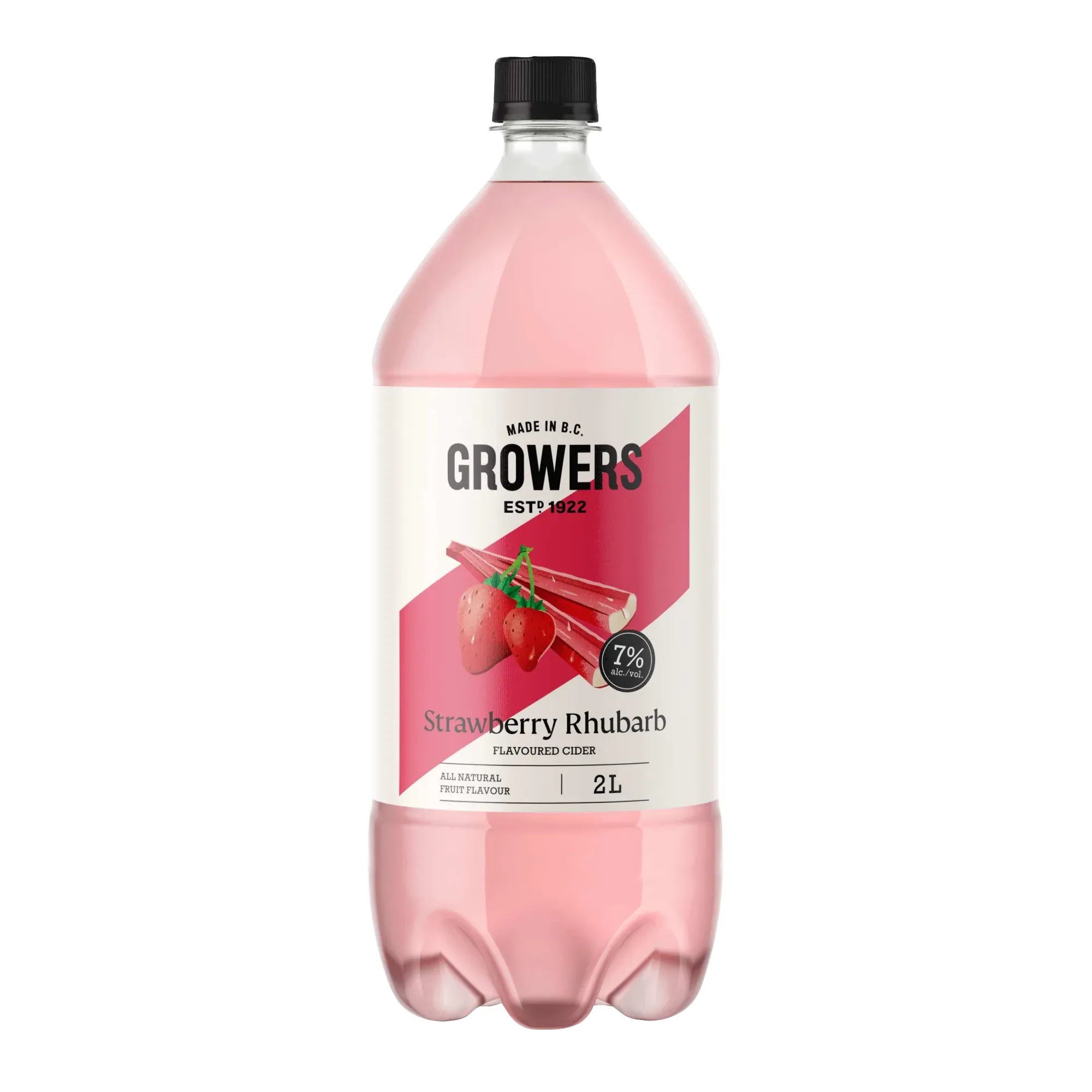 Growers Strawberry Rhubarb 2L