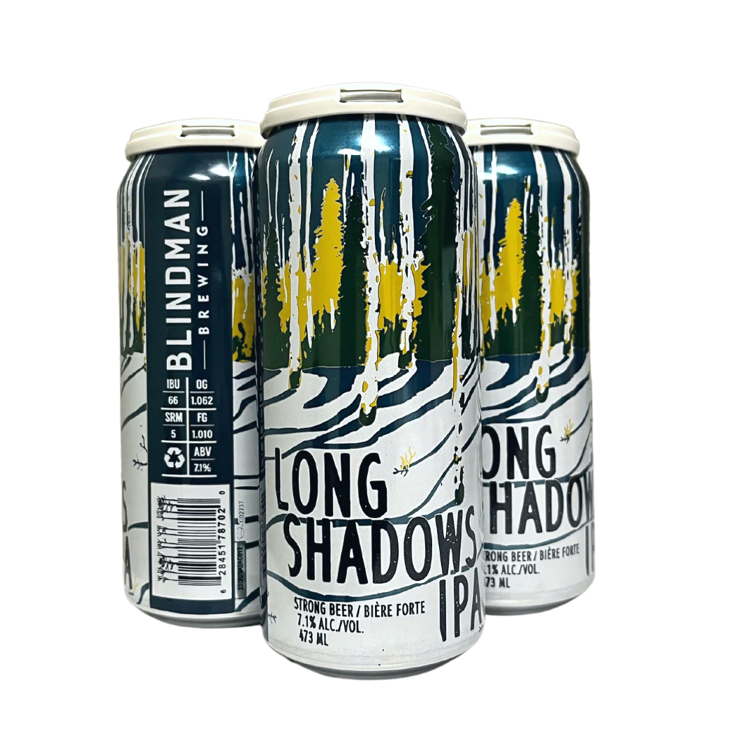 Blindman Longshadows IPA 4 Tall Cans