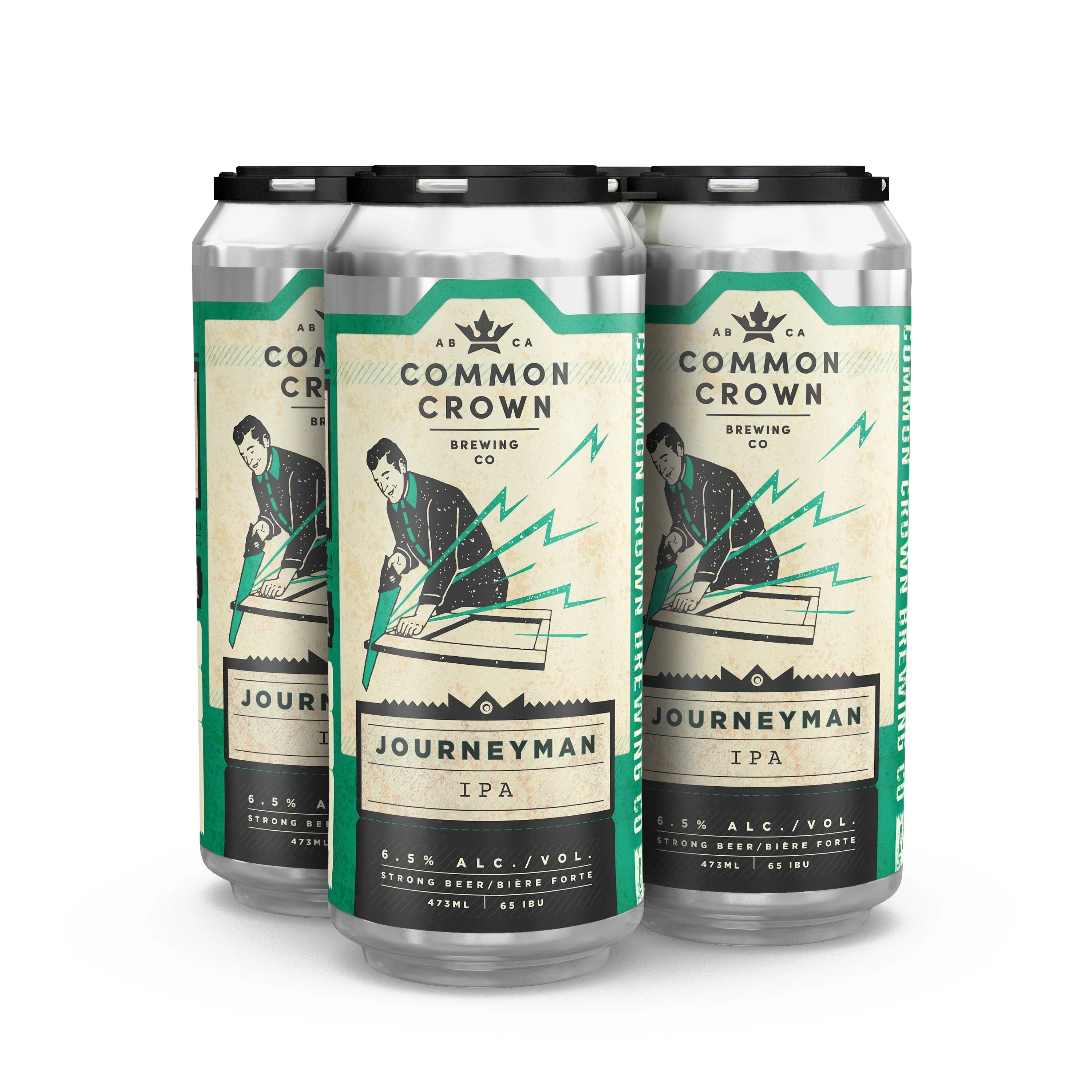 Common Crown Journeyman IPA 4 Tall Cans