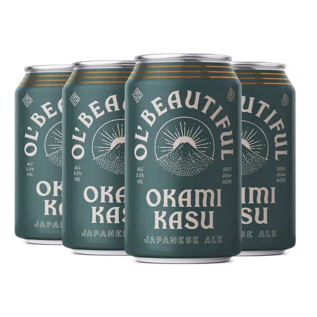 Ol Beautiful Okami Kasu Japanese Ale 6 x 355ml Cans