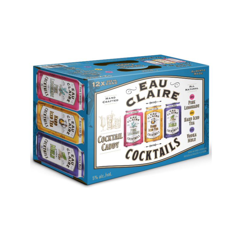 Eau Claire Distillery Cocktail Caddy Mixer 12 Pack