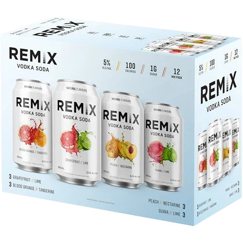 Remix Vodka Soda Mix V2 12 Cans
