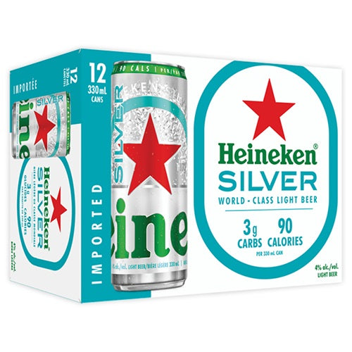 Heineken Silver 12pk Cans