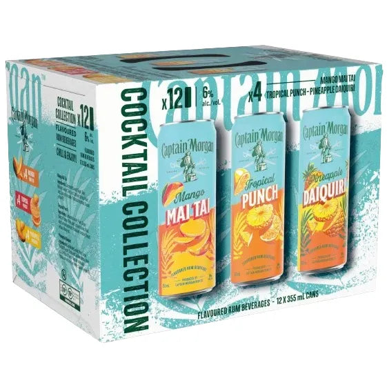 Captain Morgan Cocktail Collection 12 Cans