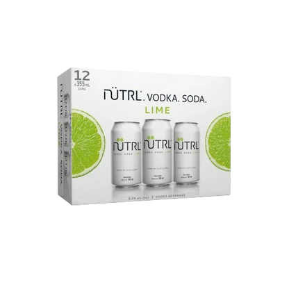 Nutrl Vodka Soda Lime 12pk cans