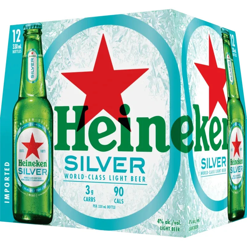 Heineken Silver 12pk Bottles