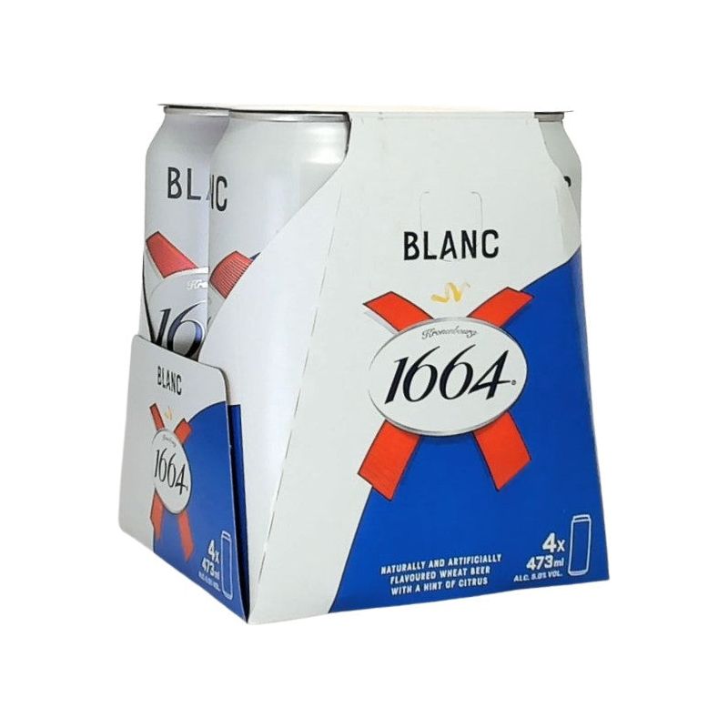 Kronenbourg 1664 Blanc 4 Tall Cans