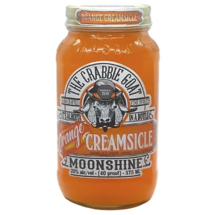 The Crabbie Goat Distillery Orange Creamsicle Moonshine