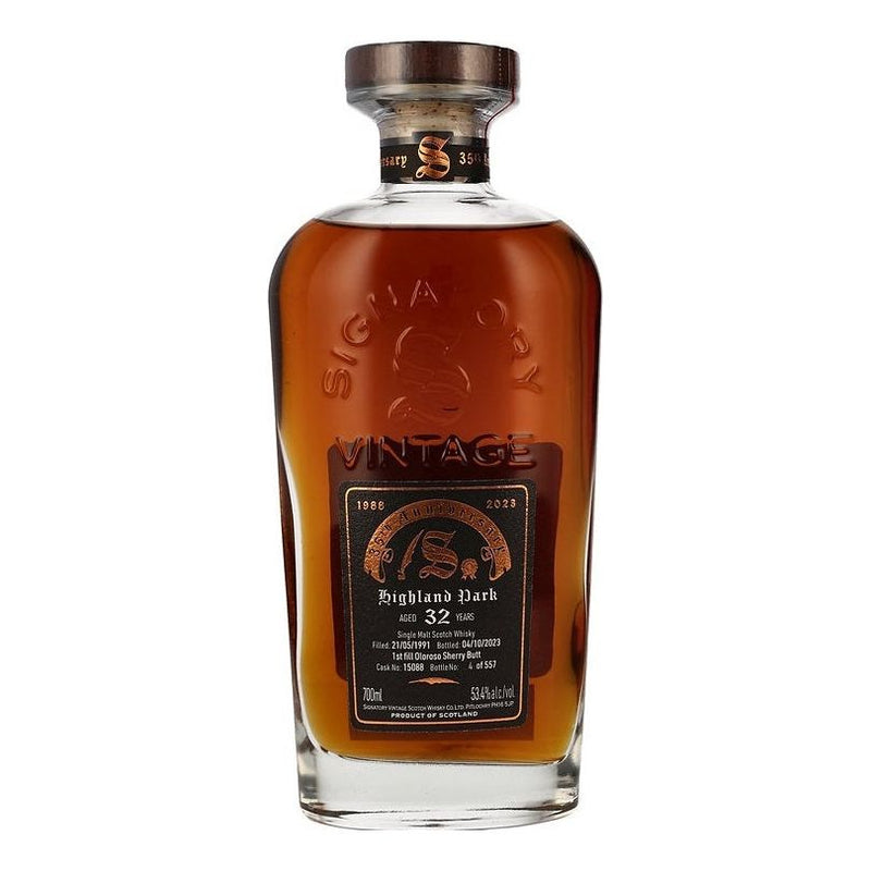 Signatory Highland Park 1991 32 Year Old 53.4% ABV 700ml