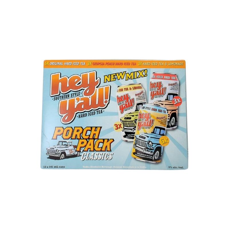 Hey Y'All Porch Pack Classics 12 Cans