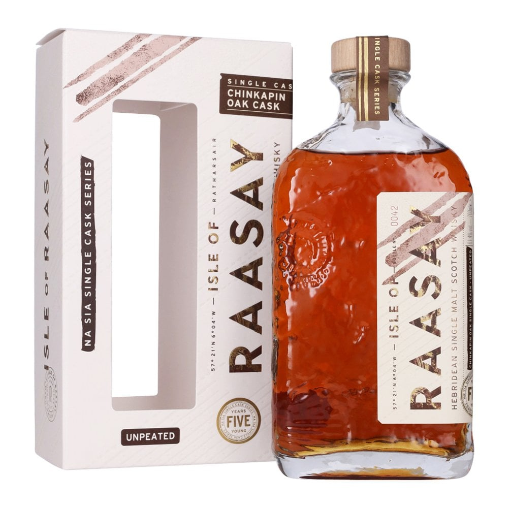 Raasay Na Sia Unpeated Chinkapin Oak Cask 61.4% ABV 700ml